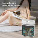 Lixeira CleanTouch Inteligente 12L Sem Toque, Antiodor
